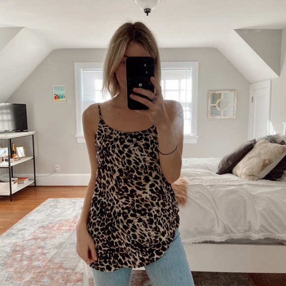 Show Me Your MuMu Tops - Estella Leopard Print Tank Top